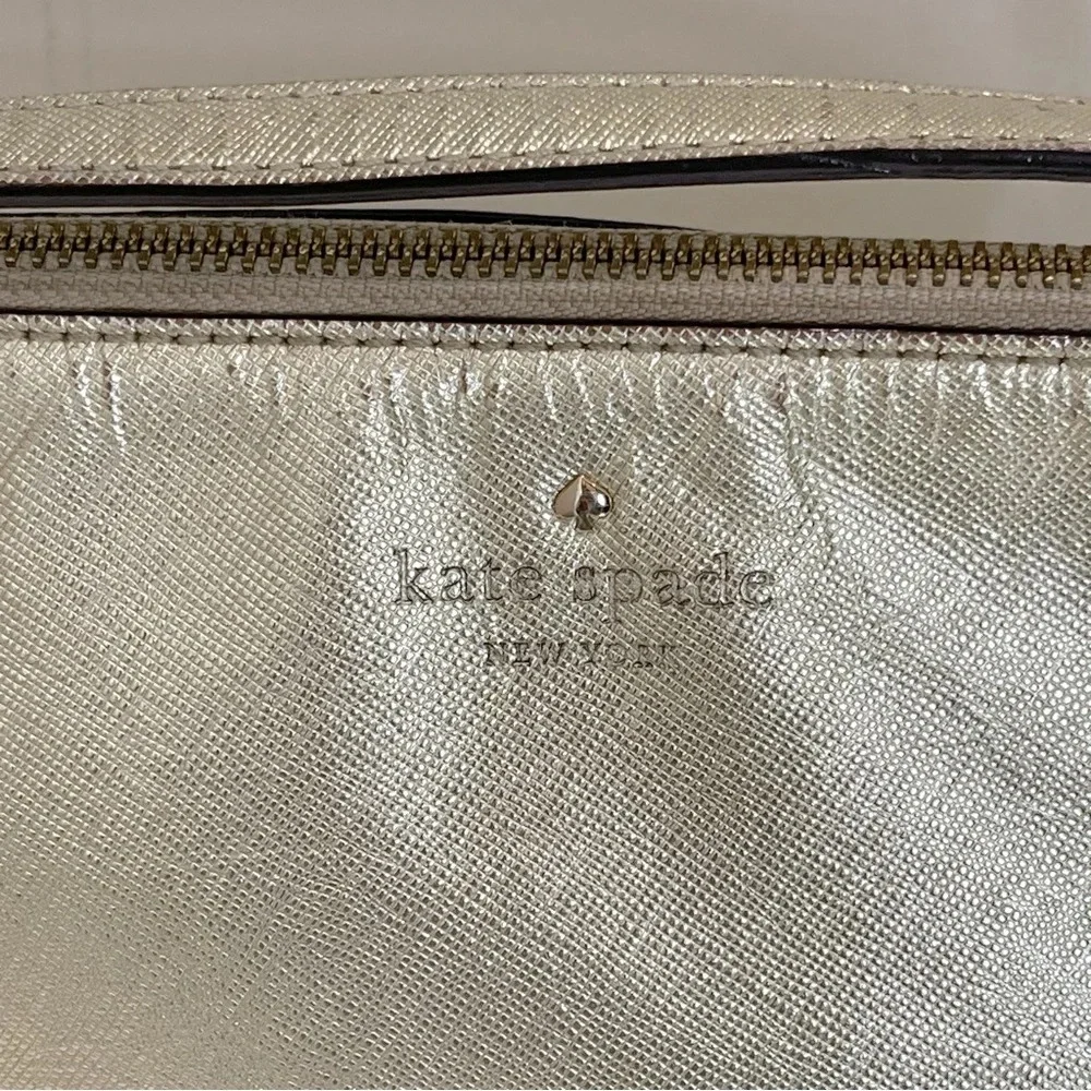 Kate Spade New York Crossbody Bag Gold & Metallic Leather